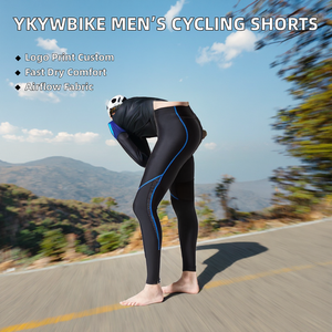 Cuissardes et collants de cyclisme unisexes rembourrés, respirants, courts, à séchage rapide, personnalisables - Product Image 2
