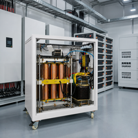 Stabilisateur de tension solaire pour centrales photovoltaïques et protection d'entrée réseau 380V SBW-60KVA