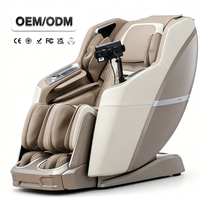 Fauteuil de massage infrarouge portable, chaise de massage Shiatsu à pétrissage, zéro gravité, massage corporel 2D, OEM