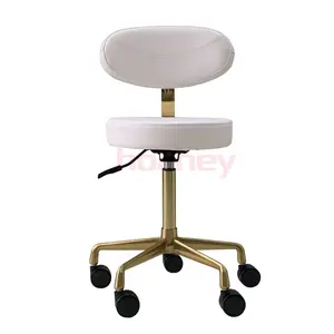 Hochey Salon furniture fashion cosmetic nail chairs sedia da trucco pieghevole con poggiatesta sgabello da trucco per signora