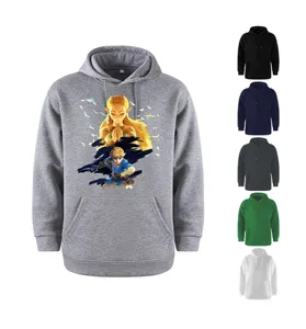 Pakaian jalanan pria kustom bulu domba Zelda hoodie & Sweatshirt pria ukuran besar uniseks