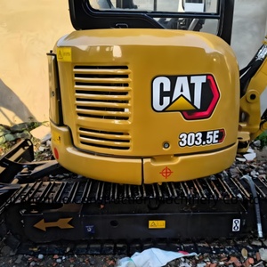 Mini-excavatrice d'occasion CAT 303.5E, CAT302, CAT302.5, CAT303, hydraulique sur chenilles, 3 tonnes, moteur PLC, matériel d'occasion - Product Image 4
