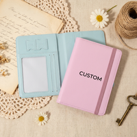 Étui de Passeport Personnalisé en Cuir PU avec Impression de Logo, Housse de Voyage Tendance, Porte-Cartes Modèle R pour Affaires et Anime