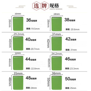Boîte de rangement personnalisée pour Mahjong, portable, en mélamine, impression numérique, pour jeux d'échecs et de cartes - Product Image 5