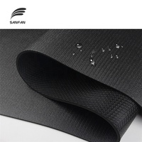 SANFAN Tapis de yoga noir en PVC haute densité, écologique, lavable, personnalisable avec logo, pour la gym et le fitness (vente en gros)