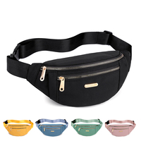 Femmes Fanny Pack Avec Sangle Réglable Étanche Voyage Sport Courir Taille Sac