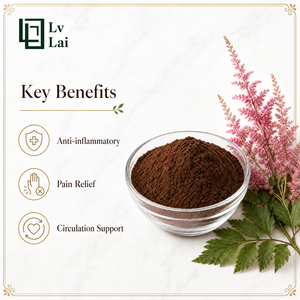 Promotion Fabricant Lvlai Bio : Extrait d'<span class=keywords><strong>astilbe</strong></span> chinois (<span class=keywords><strong>Astilbe</strong></span> <span class=keywords><strong>Chinensis</strong></span>) en poudre, personnalisation OEM/ODM, qualité alimentaire - Product Image 3
