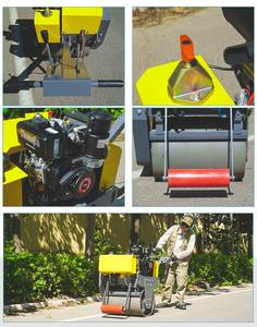 Rodillo Compactador Manual de Un Solo Tambor para Carreteras de Asfalto y Hormigón - Product Image 5