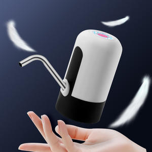 <b>Portable</b> <b>Water</b> <b>Dispenser</b> <b>Pump</b> Electric White And Black Button Operated Plastic Housing Compact Design For Home Use - Product Image 2
