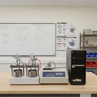 Machine d'essai de consolidation des sols entièrement automatique, appareil de chargement par compression à 16 échantillons, haute précision, 220 V, équipement de laboratoire