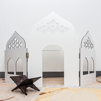 Nouveauté Décoration Musulmane en Bois : Maquette de Mosquée 3D pour le Ramadan – Jouet de Jeu de Rôle