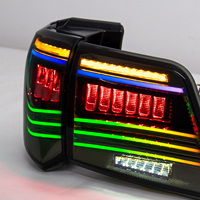 Feux arrière LED Toyota Fortuner 2011-2015 avec clignotants dynamiques RGB séquentiels ambre, installation Plug and Play