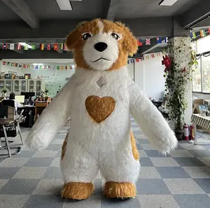 Disfraz de mascota inflable para perro que camina personalizado, para eventos de halloween