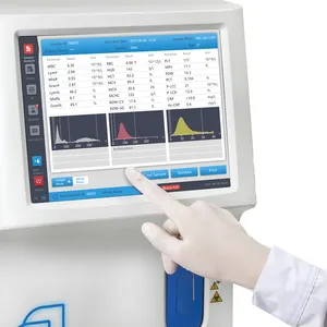 Zybio z3 CBC + 3DIFF hücre sayıcı makine dokunmatik ekranı kan hematoloji analizörü laboratuvarlar için