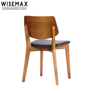 WISEMAX FURNITURE design antico color noce frassino sedie da pranzo in <span class=keywords><strong>legno</strong></span> massello ristorante hotel <span class=keywords><strong>mobili</strong></span> per la casa in vendita - Product Image 5