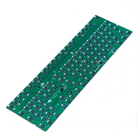 Placa de Circuito Controladora de Teclado RGB con Intercambio en Caliente por Tecla, Tri-modo, Tipo-C, PCB QMK VIA Programable para Juegos Mecánicos
