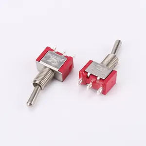MTS-123A1 (on)-off-(on) double self reset 250Vac 125Vac Mini Waterproof Button Switches 3 Pin 3P 3 Position 6MM Toggle Switches