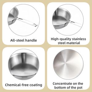 Sartén <span class=keywords><strong>de</strong></span> <span class=keywords><strong>Hierro</strong></span> Fundido <span class=keywords><strong>de</strong></span> Alta Calidad al por Mayor, Capacidad <span class=keywords><strong>de</strong></span> 2.0-3.0L, Sartén <span class=keywords><strong>de</strong></span> Acero Inoxidable, Apta para Cocina <span class=keywords><strong>de</strong></span> Inducción - Product Image 6