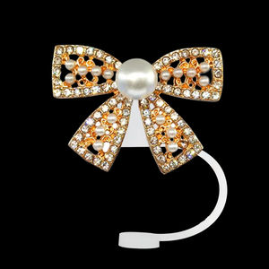 Acquista 10MM cappello in paglia di Silicone di lusso in metallo tappi di paglia accessori da Bar riutilizzabili a prova di polvere - Product Image 4