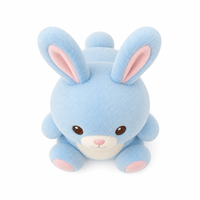 Peluche Personalizado de Conejo Azul y Dinosaurio Inflable, Juguete de Peluche Duradero de Poliéster y Algodón PP, Regalo para Niños, Fiestas de Cumpleaños