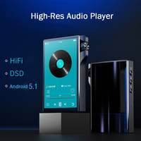 Fiio-lecteur Audio numérique Q8 HiFi, grand écran tactile, avec 16 go de mémoire intégrée, DSD256, lecteur MP3 DSD Hifi