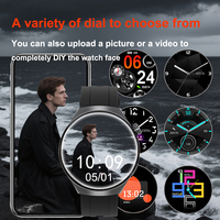 Montre connectée pour homme SENBONO V19, Bluetooth, moniteur de fréquence cardiaque, étanche IP68, tracker de fitness, montre de sport intelligente pour homme