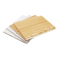 Panneaux de plafond décoratifs en PVC laminé à charnières, imperméables et résistants à l'humidité, design moderne minimaliste, forme rectangulaire, sur mesure