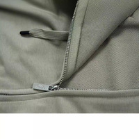 Fabricants de vêtements personnalisés automne et printemps nouveau 320 grammes chaîne sweat à capuche couleur unie Simple haut à manches longues