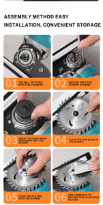 Utensile <span class=keywords><strong>per</strong></span> Taglio a 45 Gradi, Sega Pneumatica <span class=keywords><strong>per</strong></span> Taglio Obliquo, Strumento <span class=keywords><strong>per</strong></span> Smussatura in Lega di Alluminio <span class=keywords><strong>per</strong></span> <span class=keywords><strong>Piastrelle</strong></span> in Ceramica - Product Image 4