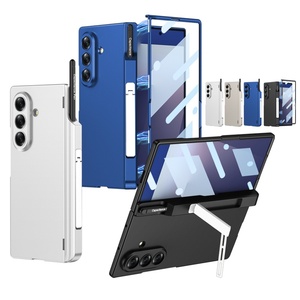 Étui de protection <span class=keywords><strong>avec</strong></span> béquille magnétique, protection intégrale, emplacement pour <span class=keywords><strong>stylet</strong></span> pour Samsung <span class=keywords><strong>Galaxy</strong></span> Z Fold7 <span class=keywords><strong>avec</strong></span> film de protection d'écran + <span class=keywords><strong>stylet</strong></span> - Product Image 1