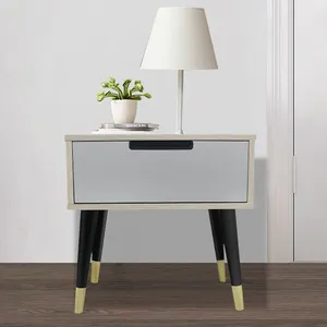 Luxury Wooden Bedside Table Factory Direct ModernSales Nightstand Side Table with Drawer