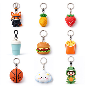 Llavero de PVC Suave Personalizado, Llavero de Goma 2D 3D con Logotipo, Souvenir de Dibujos Animados, Regalo Promocional, Figura de Juguete, Llavero de PVC - Product Image 6
