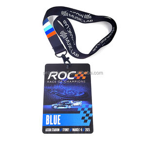 Regalo promocional Impresión de sublimación a todo color Correa para el cuello Cordones de poliéster con logotipo Insignia de evento personalizado Cordón - Product Image 4