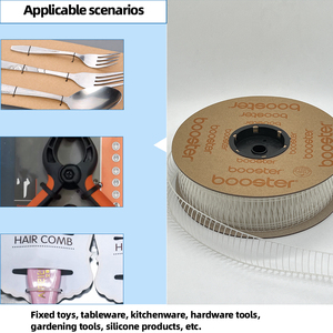 Rollo de grapas elásticas de plástico, pasadores de plástico para etiquetas, 15-270 mm, para fijar etiquetas en juguetes - Product Image 4