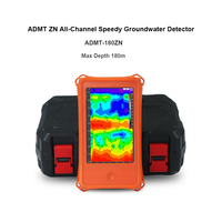 Detector de Agua Subterránea de Alta Velocidad ADMT-180ZN para Todos los Canales, Alcance de 180m, 300, 600, 800, 1200 Metros de Profundidad, Localizador de Agua Subterránea para Perforación de Pozos y Estudios Geofísicos