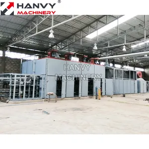 Hanvy 2 Deck 10 Abschnitt 2800mm Breite Sperrholz Furnier Trockner Maschine