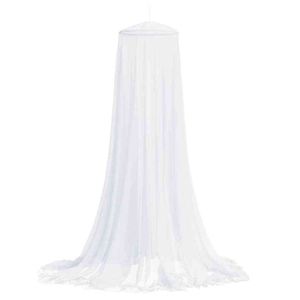 W2B VidaXL <span class=keywords><strong>White</strong></span> 220 Mesh Baby <span class=keywords><strong>Mosquito</strong></span> <span class=keywords><strong>Net</strong></span> para cama Plegable Queen Size 56x56x86,6 para dormir en verano - Product Image 1