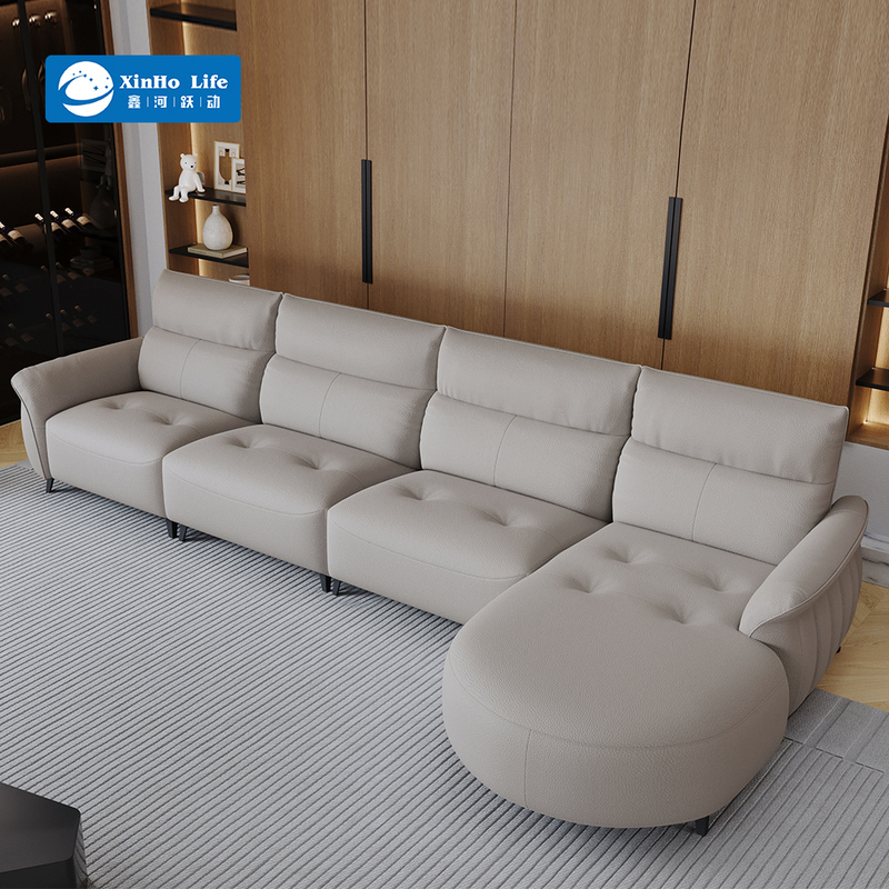 Modern Luxury Three Seat Genuine Leather