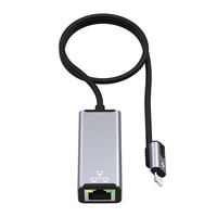 Untuk iPhone iPad Lighting ke RJ45 100M Ethernet Adapter
