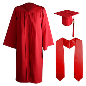 2024 Bán Buôn Chất Lượng Tốt Nhất 4 Mảnh Đặt Hoàng Gia Tốt Nghiệp Gown Và Cap Cho Cao Đẳng Hoặc Đại Học - Product Image 3