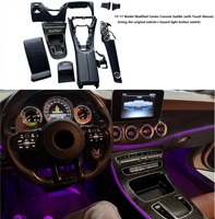 Accessoires de mise à niveau de l'intérieur de la voiture, panneau de ventilation en forme de turbine pour Mercedes-Benz CLS W218 S500 2012-2017, console centrale intérieure