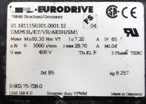 Neue Original Ready CMP63LKYVRAK0HSM1 Servomotor CMPK 63 VR Lfter SPS-Programmier steuerung - Product Image 3