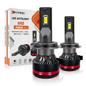 Conpex M8 Toàn Cầu Đại Lý Tuyển Dụng Công Suất Cao H1 H3 H7 H11 H4 12V 9006 9005 Ô Tô Xe <span class=keywords><strong>LED</strong></span> Đèn Pha - Product Image 1