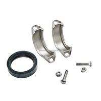 Raccord de tuyauterie flexible en acier inoxydable rainuré haute pression 600 PSI DN80