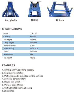 HARGA TERBAIK DI tanah penuh naik gunting mobil <span class=keywords><strong>Lift</strong></span> CE sertifikasi hidrolik angkat elektrolitik rilis sangat baik - Product Image 3