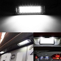 Lámpara LED para Matrícula sin Errores Canbus para VW Golf 4 5 6 7 Passat Polo Beetle CC Seat Leon Blanca 12V Luces para Auto