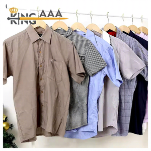 <span class=keywords><strong>Polo</strong></span> deportivo de manga corta Hawaii de marca ecológica para hombre, ropa usada de verano de Japón y Corea - Product Image 1