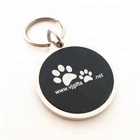 Mini-étiquette NFC RFID pour animaux de compagnie avec code QR - Étiquette en silicone personnalisée et étanche pour le suivi des chiens et des chats, cartes d'hôtel et de membre/entreprise