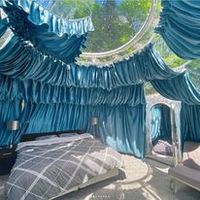 Maison bulle transparente extensible de luxe petites maisons bon marché glamping dômes capsule maison dôme hôtel cabine maison