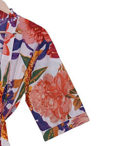 Kimono de Algodón Indio Hecho a Mano para Mujer, Ropa de Dormir de Verano, Ropa de Playa y Camisón, Regalo para Ella - Product Image 5